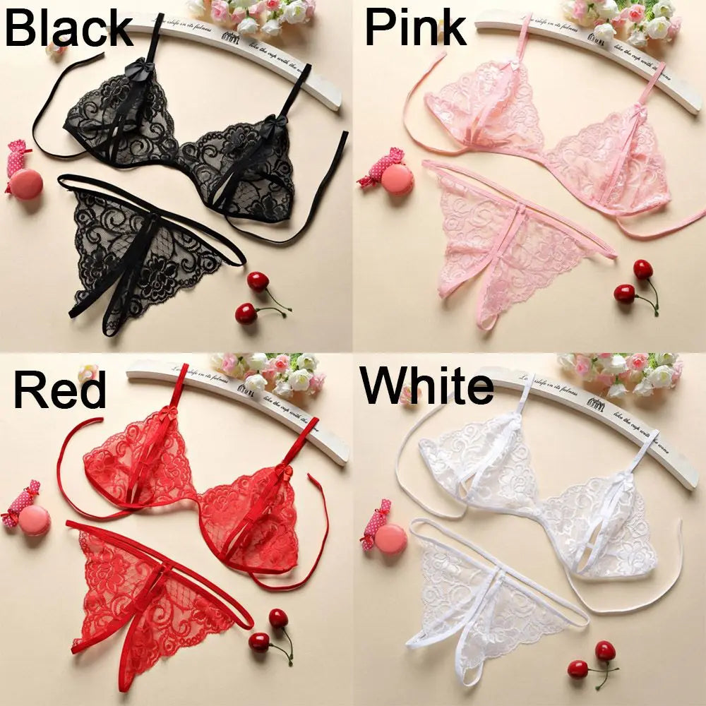 1set Lingerie Femme Sexy Women Lady Sexy Lingerie Lace Underwear