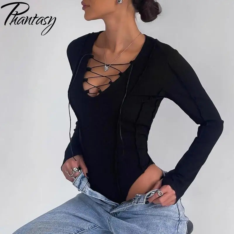 Phantasy Women Sexy Elegance Jumpsuit Street Designer Long Sleeve