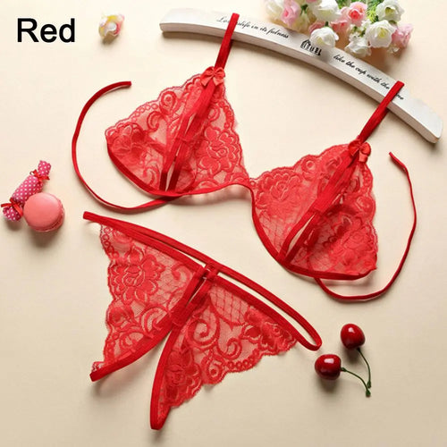 1set Lingerie Femme Sexy Women Lady Sexy Lingerie Lace Underwear