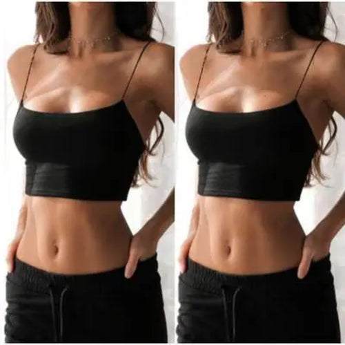 Hot Sale!Women Summer Camisole Crop Tops Sleeveless Slim Sling T-shirt