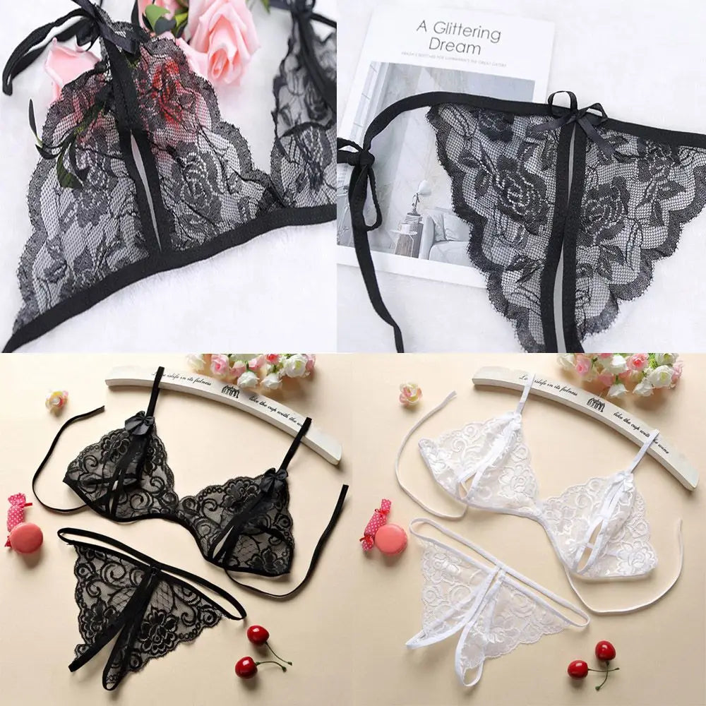 1set Lingerie Femme Sexy Women Lady Sexy Lingerie Lace Underwear