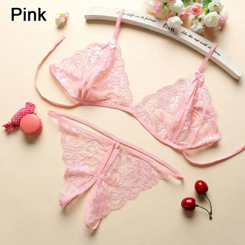 1set Lingerie Femme Sexy Women Lady Sexy Lingerie Lace Underwear