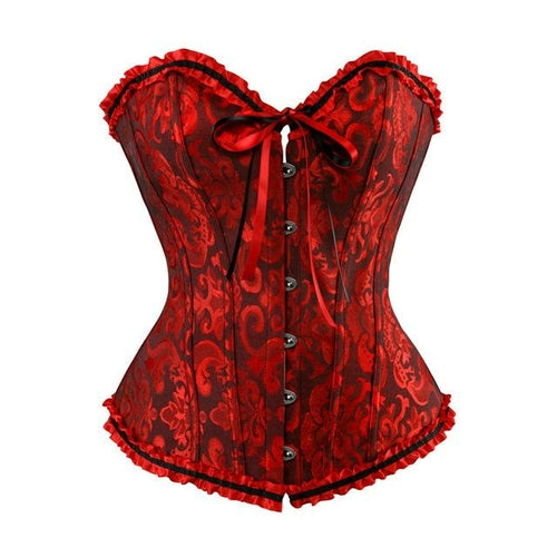 X Sexy Women steampunk clothing gothic Plus Size Corsets Lace Up boned